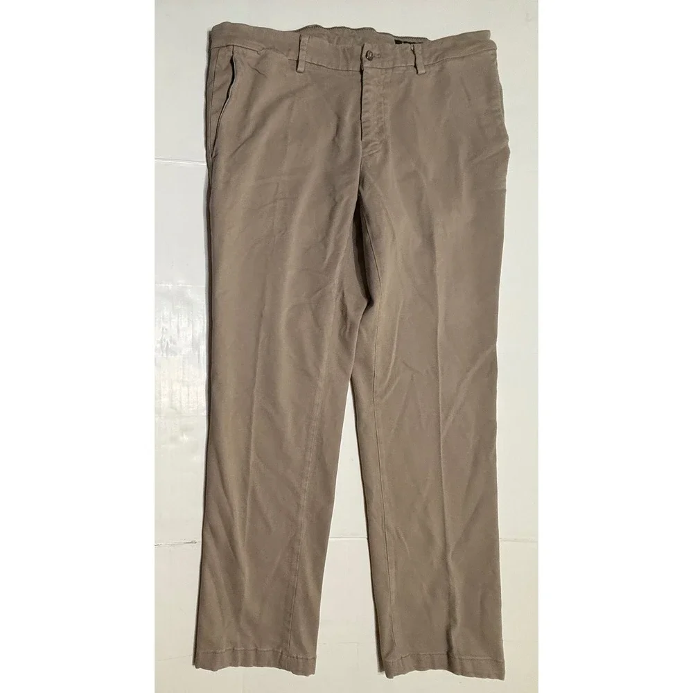 Masons Forte Dei Marmi New York Chinos Mens 50 Khaki Tan Slim Fit Pants Italy